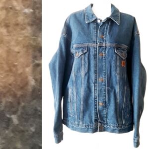 Vintage Carhartt Denim Trucker's Jacket - X-Large Tall Blanket Lined Jean Jacket
